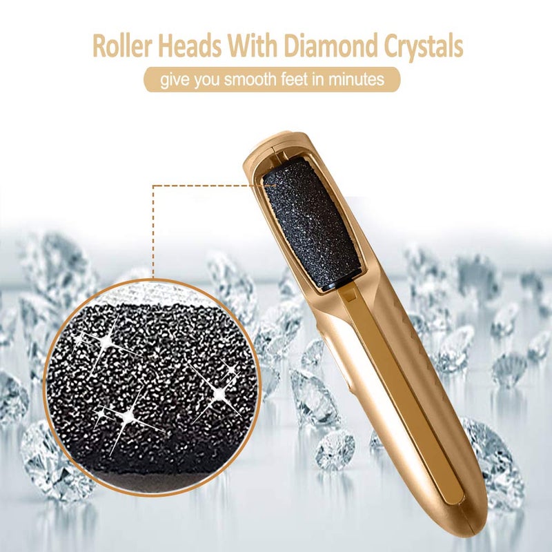 Care Me Extra Coarse Replacement Rollers for Care me Electric Callus Remover CM-203-2 Super Coarse Grinding Heads for Removing Dead  Hard Skin & Calluses on Feet - Image 3